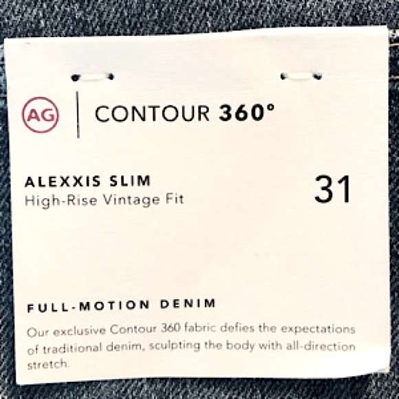 “NEW” AG Adriano Goldschmied Alexxis 360° Slim High-Rise Vintage Fit - Picture 7 of 8